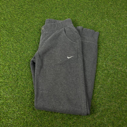 00s Nike Wide Leg Cotton Joggers Grey XS