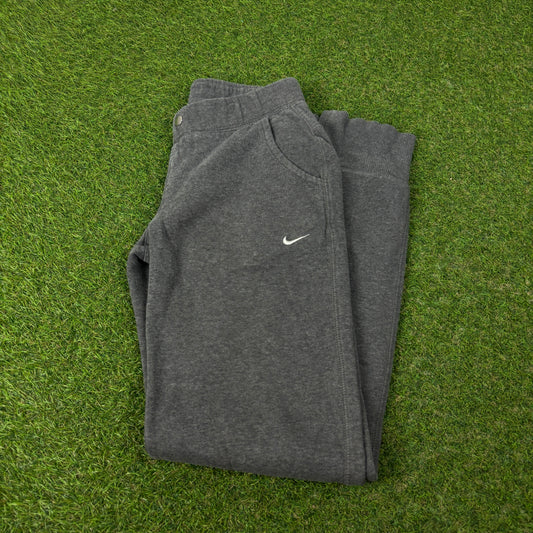 00s Nike Wide Leg Cotton Joggers Grey XS