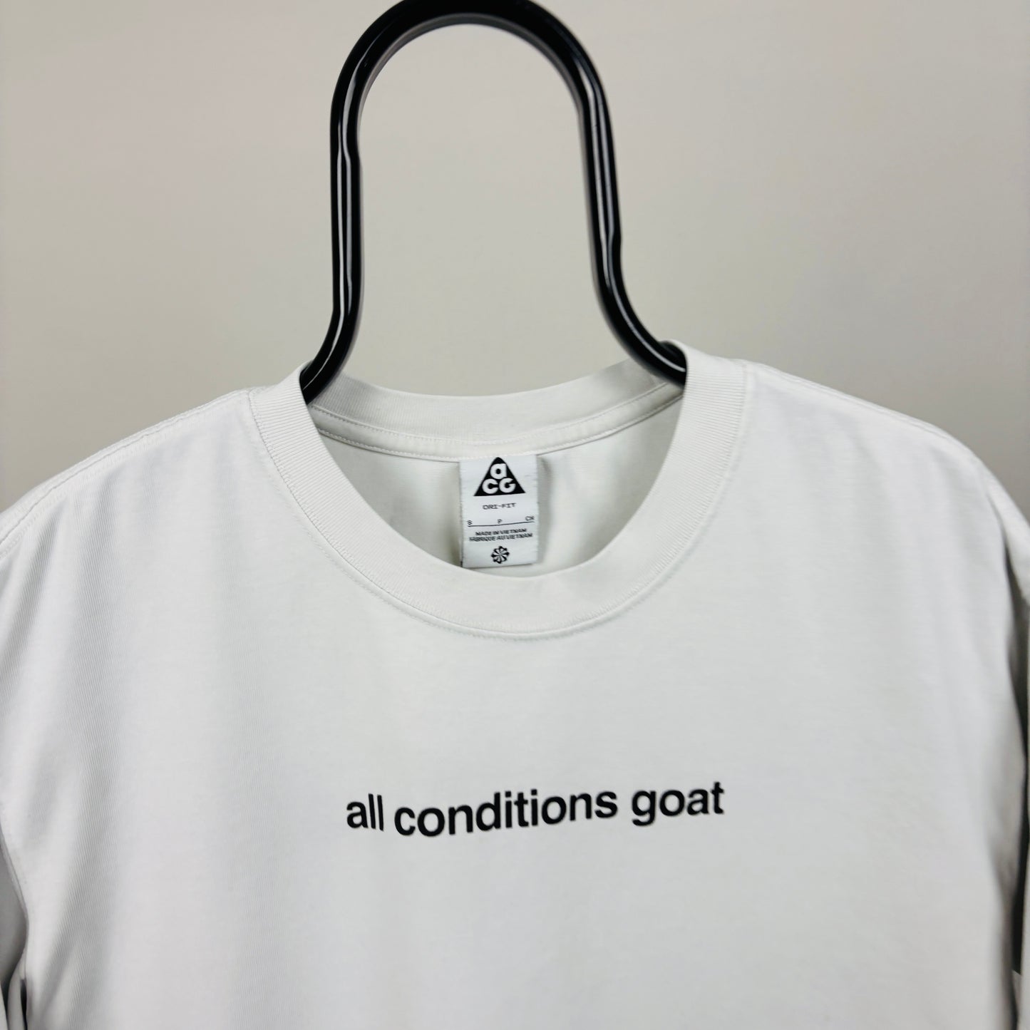 00s Nike ACG Goat T-Shirt White Small