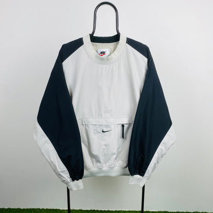 90s Nike Windbreaker Jacket White XL