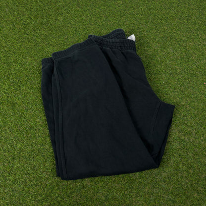 00s Nike Wide Leg Cotton Joggers Black XS
