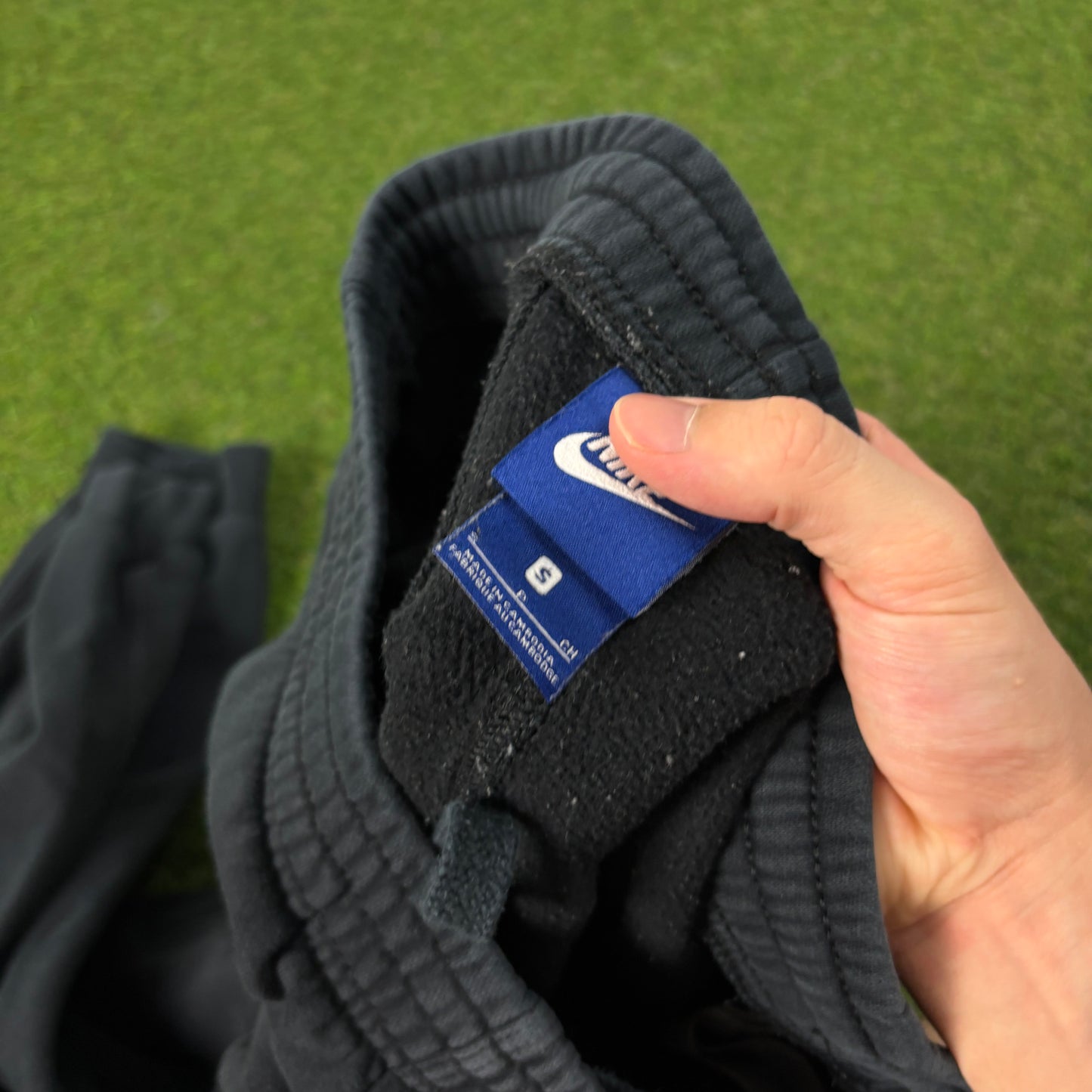 00s Nike Cotton Joggers Black Small