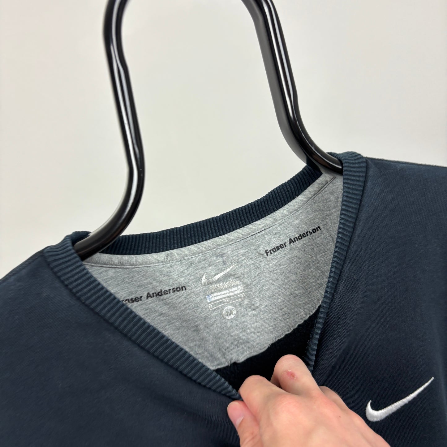 00s Nike Sweatshirt Blue Medium