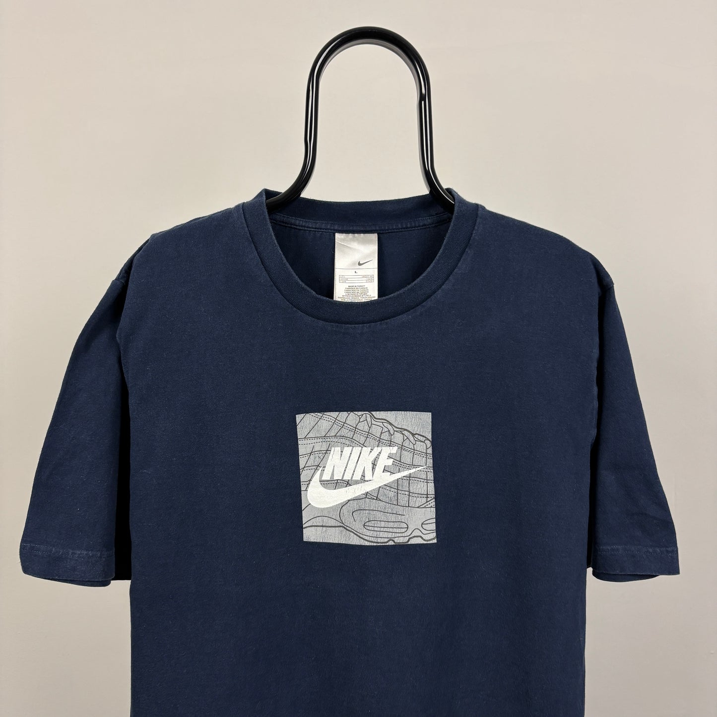 00s Nike Air Max 95 T-Shirt Blue Large