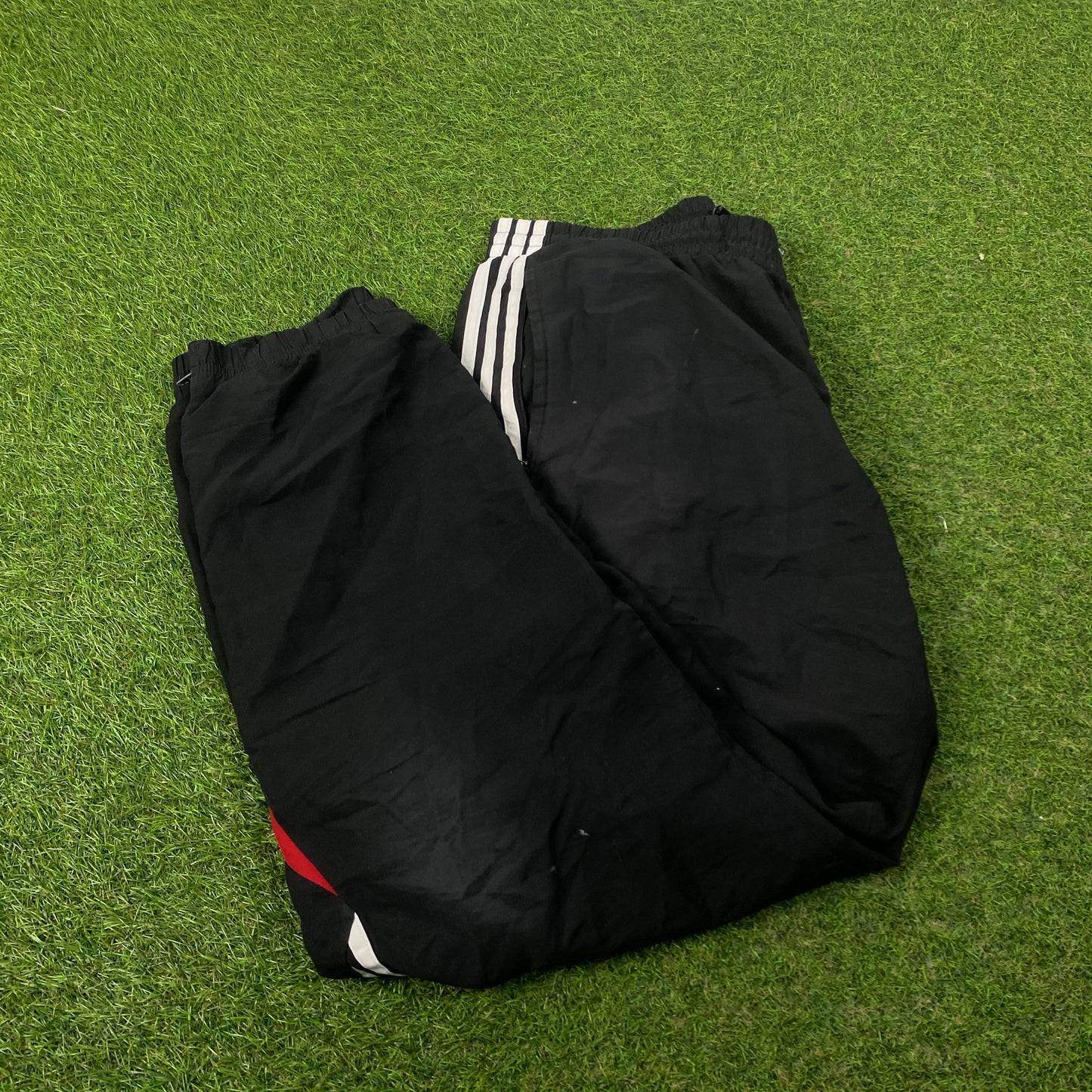 00s Adidas Piping Joggers Black Medium