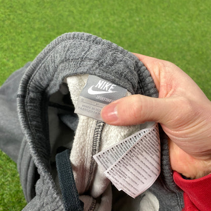 00s Nike Wide Leg Cotton Joggers Grey Small