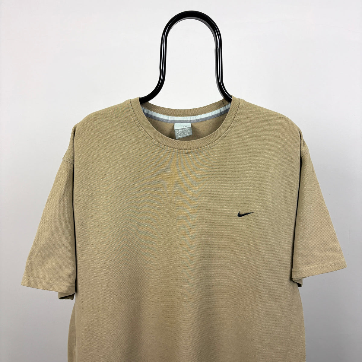 90s Nike Swoosh T-Shirt Brown XXL