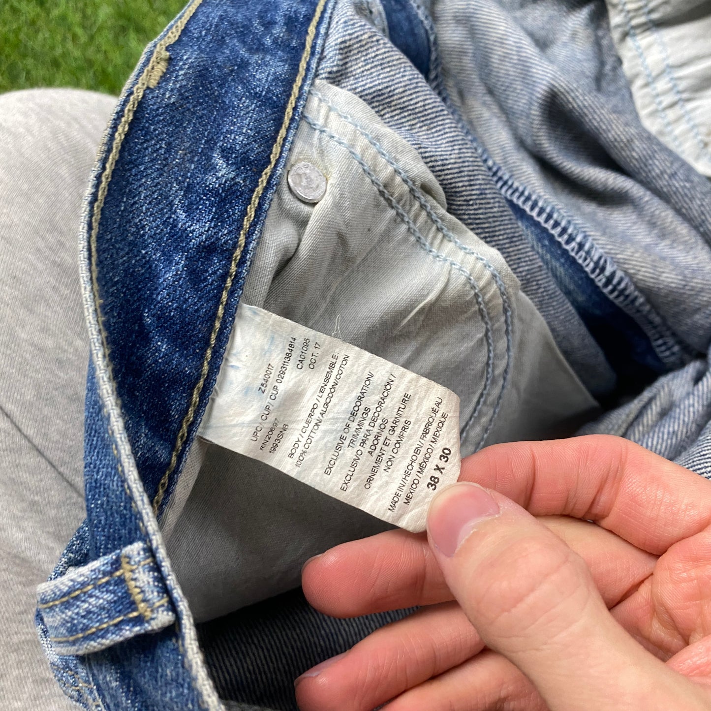 00s Dickies Denim Jeans Joggers Blue XL 38x30
