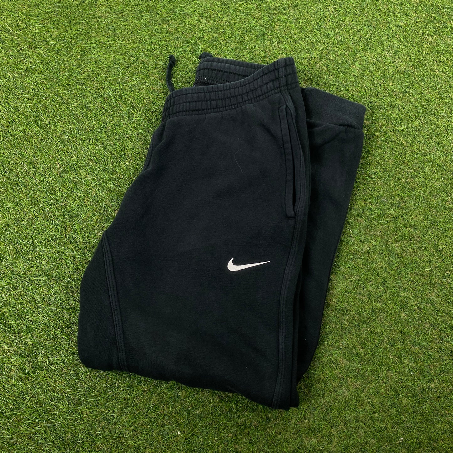 00s Nike Cotton Joggers Black Small