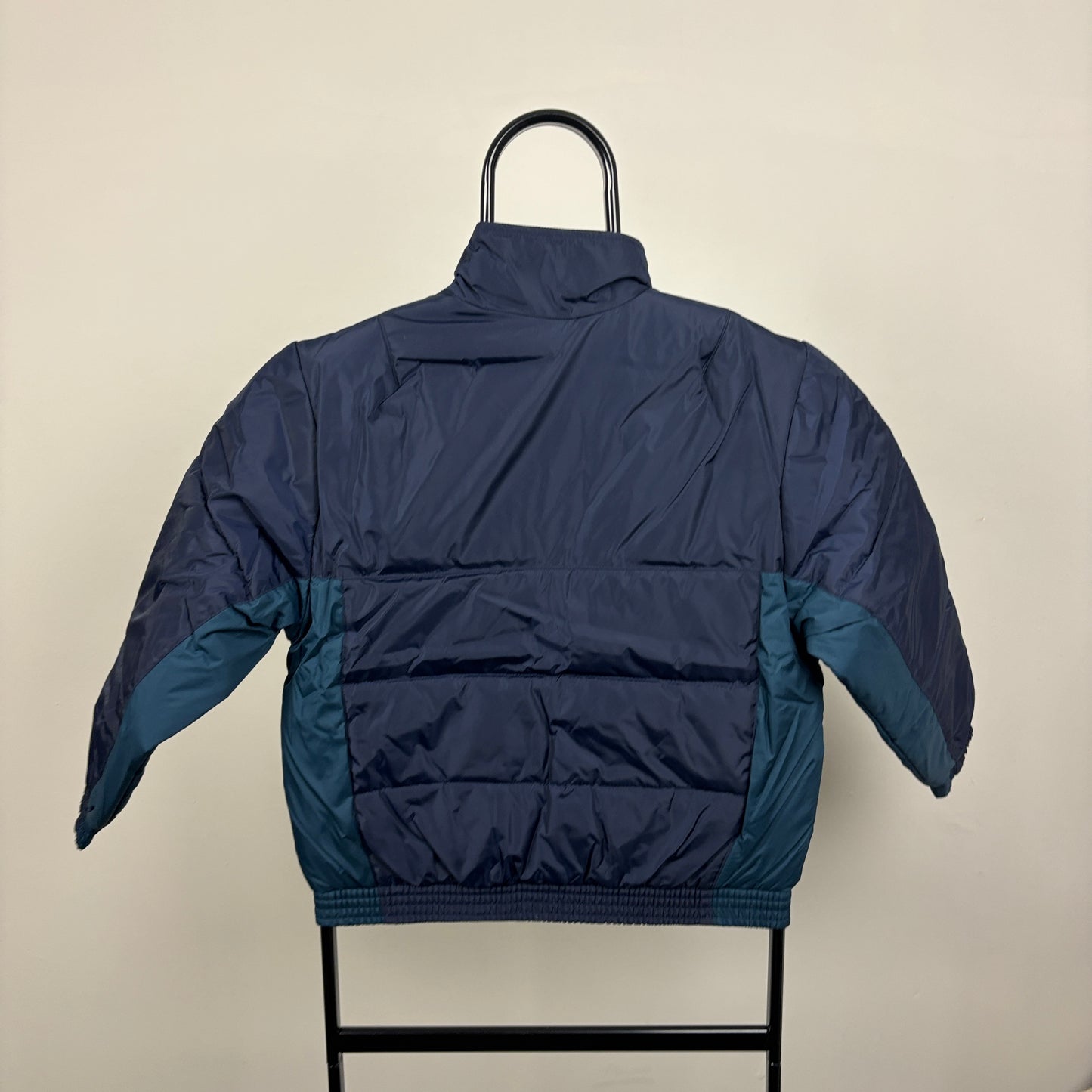 00s Nike Reversible Puffer Jacket Blue XS