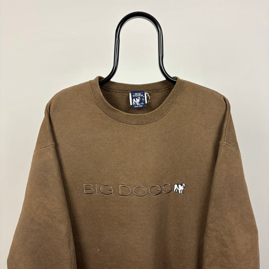 90s Big Dogs Sweatshirt Brown XL