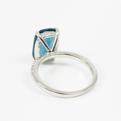 Vintage Signet Block Ring Silver