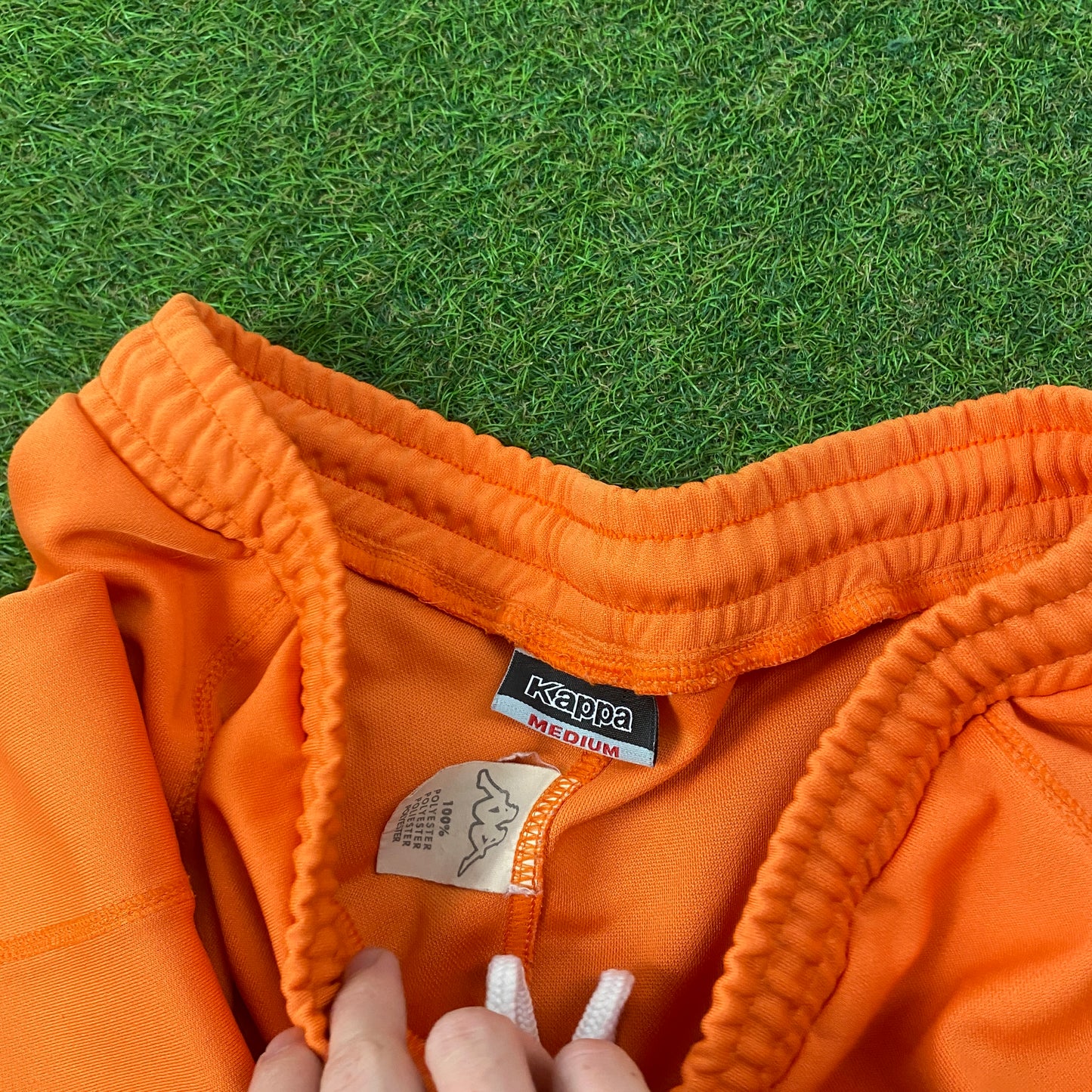 Retro Kappa Trabzonspor Football Shorts Orange Medium