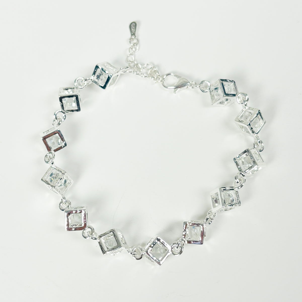 Vintage Box Bracelet .925 Silver