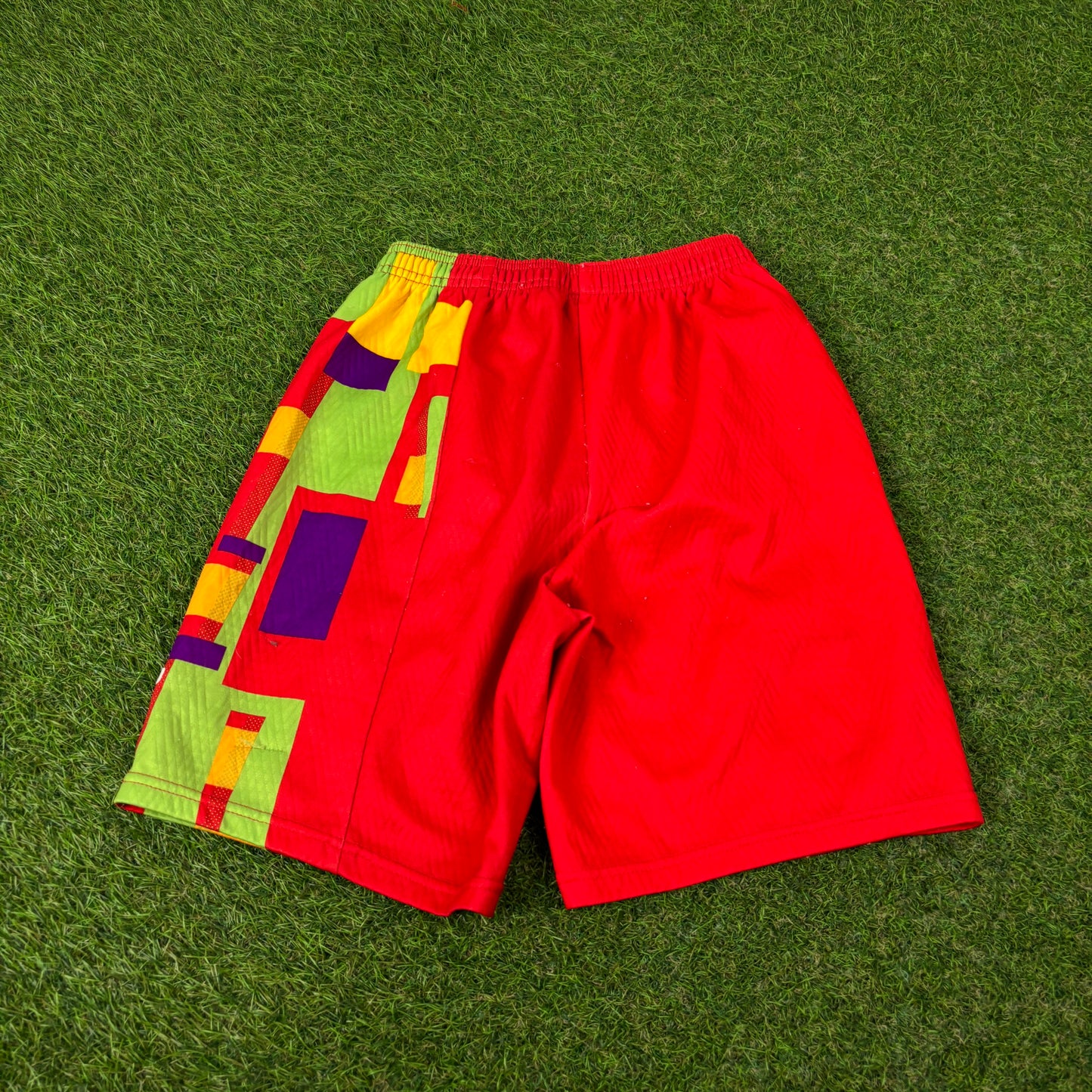 90s Umbro England Football Shorts Red XS