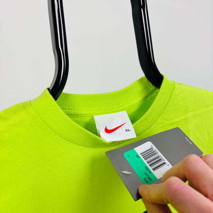 90s Nike T-Shirt Lime Green Small