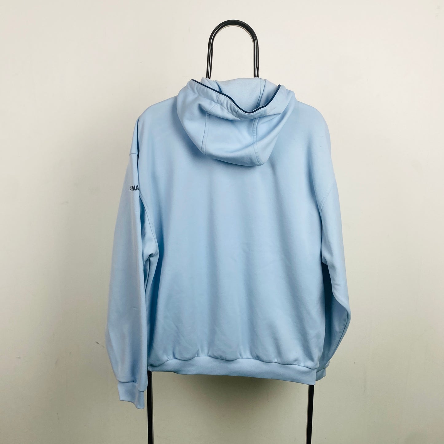 00s Nike Air Max Centre Swoosh Hoodie Baby Blue Large