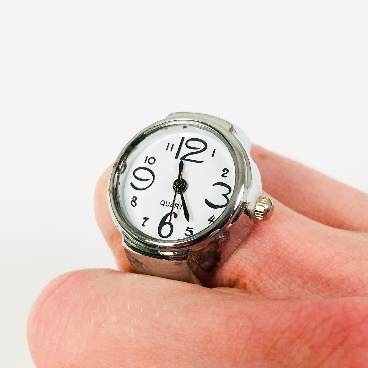 Timekeeper Adjustable Watch Ring