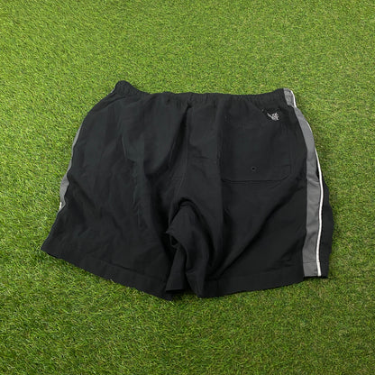 00s Nike Piping Shorts Black Medium