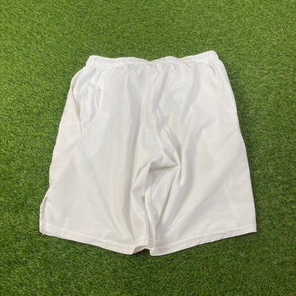 00s Nike Football Shorts White Small