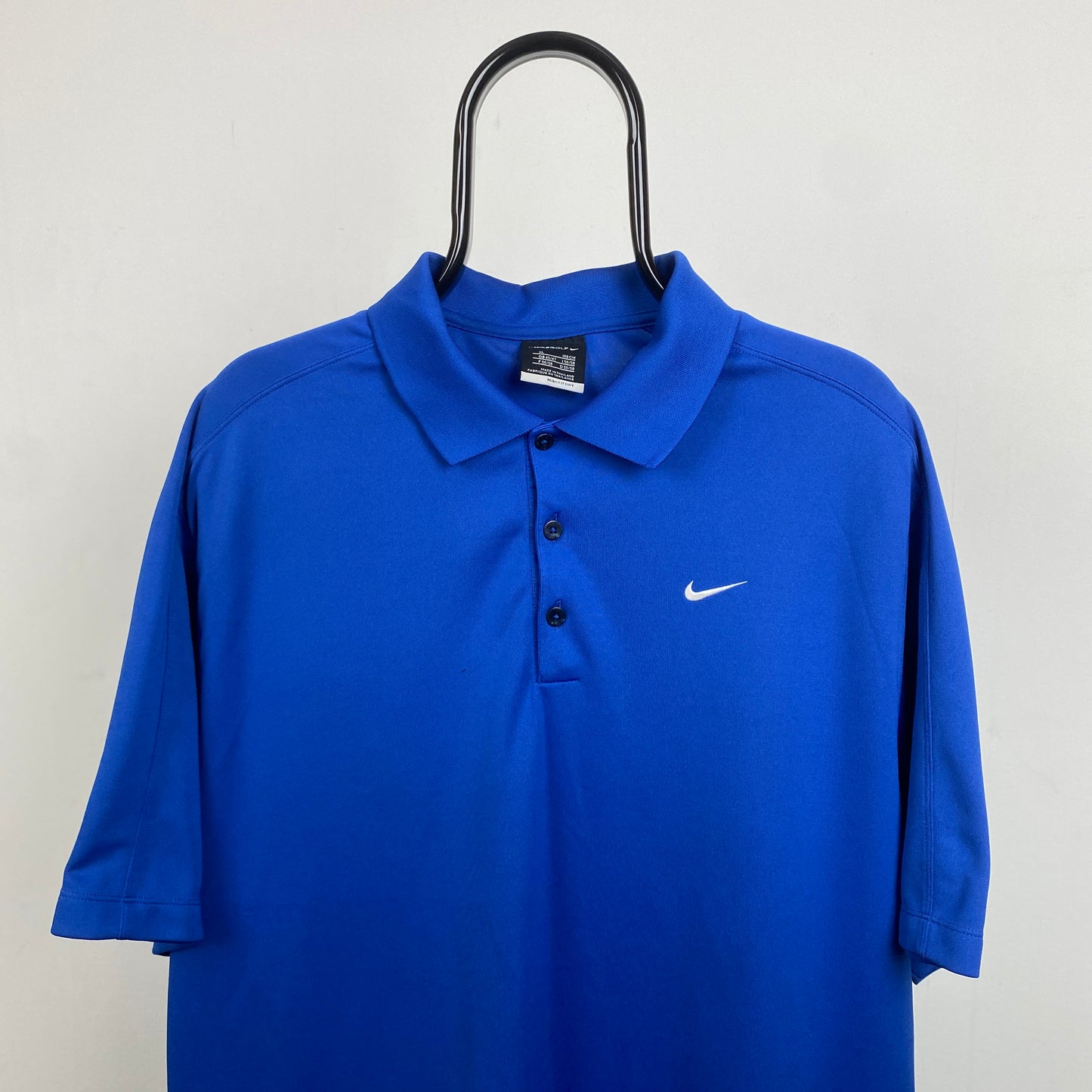 00s Nike Golf Polo Shirt T-Shirt Blue XL