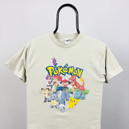 90s Pokemon T-Shirt Brown XS
