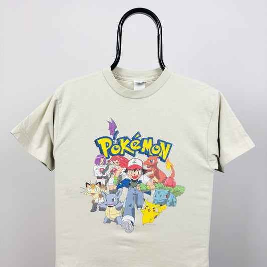 90s Pokemon T-Shirt Brown XS