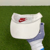 00s Nike Visor Hat White