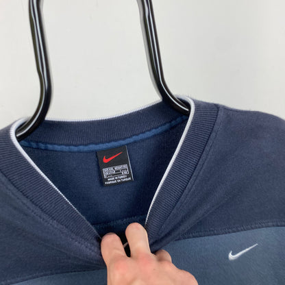 90s Nike Sweatshirt Blue XXL