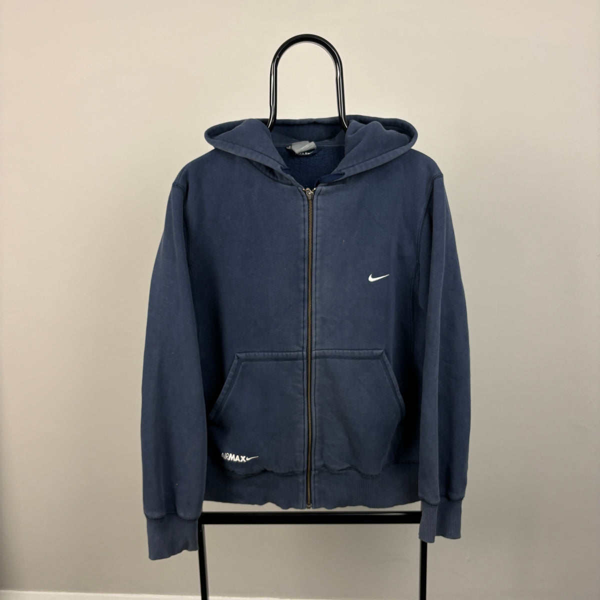 00s Nike Air Max Zip Hoodie Blue Small