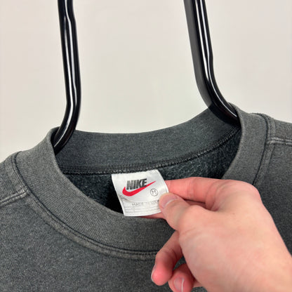 90s Nike Sweatshirt Grey Medium