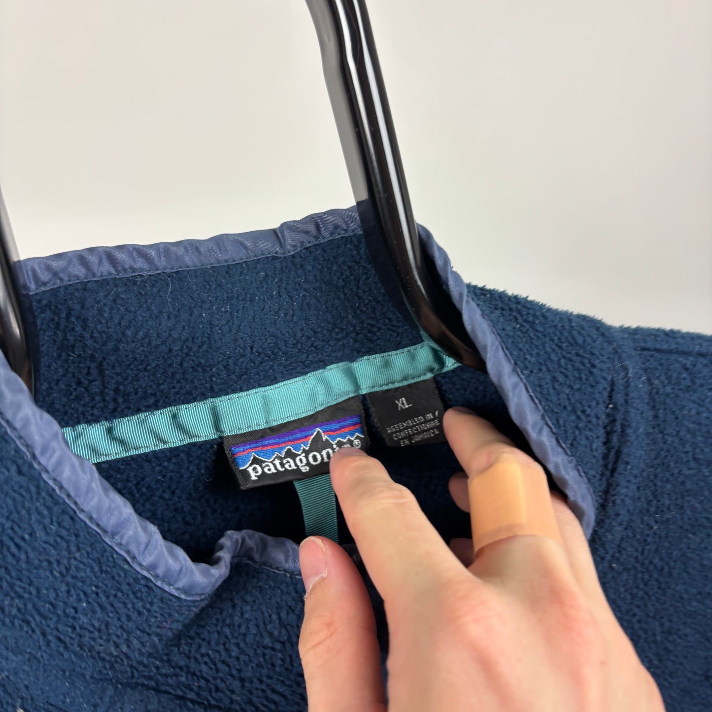 90s Patagonia Synchilla Fleece Sweatshirt Blue XL