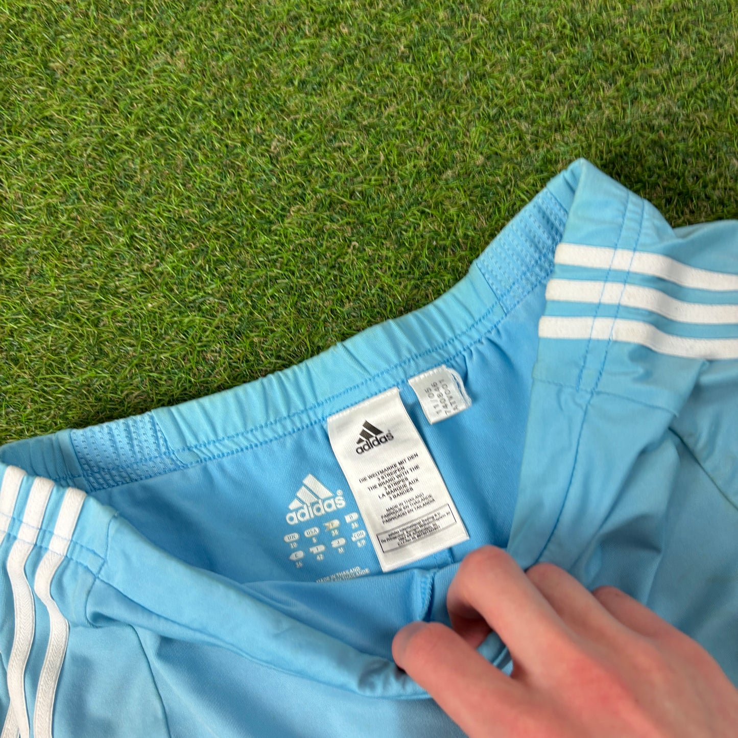 00s Adidas Tennis Skirt Blue Small