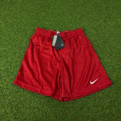 00s Nike Football Shorts Red Small