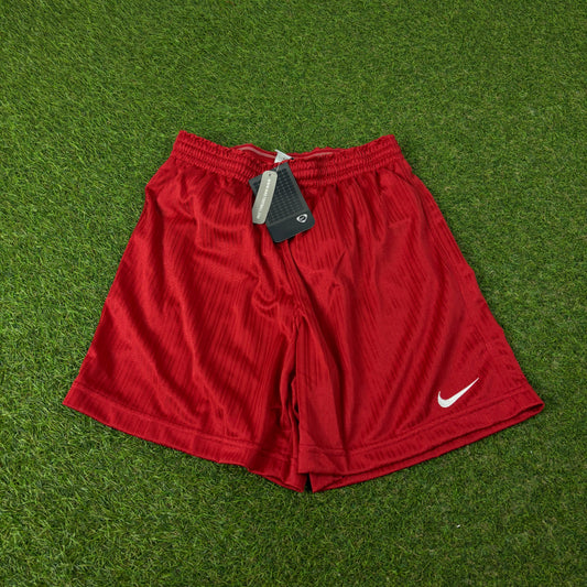 00s Nike Football Shorts Red Small