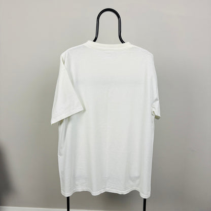 90s The Far Side Cow T-Shirt White XL