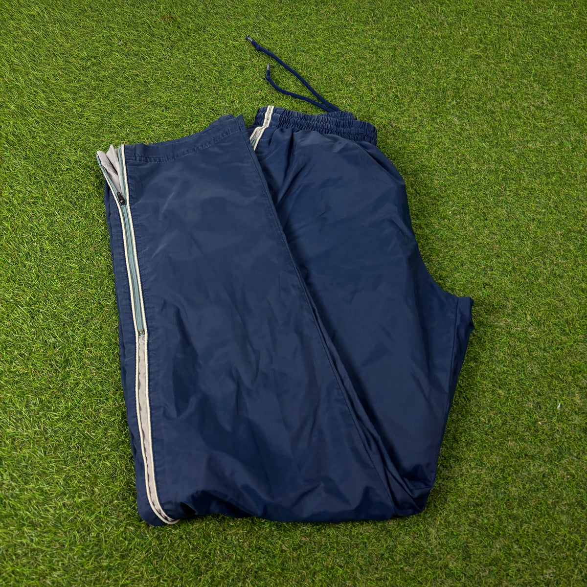 00s Nike Piping Joggers Blue Small