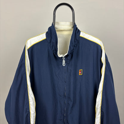90s Nike Challenge Court Reversible Jacket Blue XL