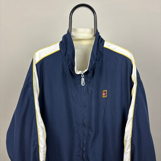 90s Nike Challenge Court Reversible Jacket Blue XL