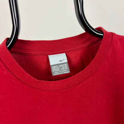 90s Nike Uptempo T-Shirt Red XL