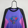 90s Adidas Sweatshirt Purple XL
