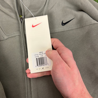 90s Nike Cotton Tracksuit Set Jacket + Joggers Green XXL