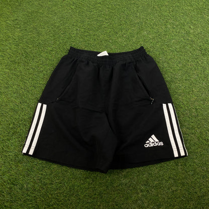 00s Adidas Zip Pocket Shorts Black Small