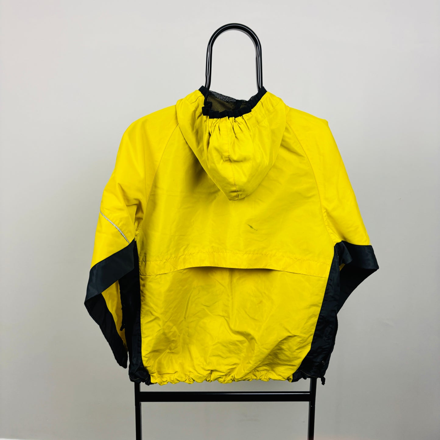 90s Nike Windbreaker Jacket Yellow Small