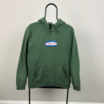 00s Stussy Hoodie Green Medium