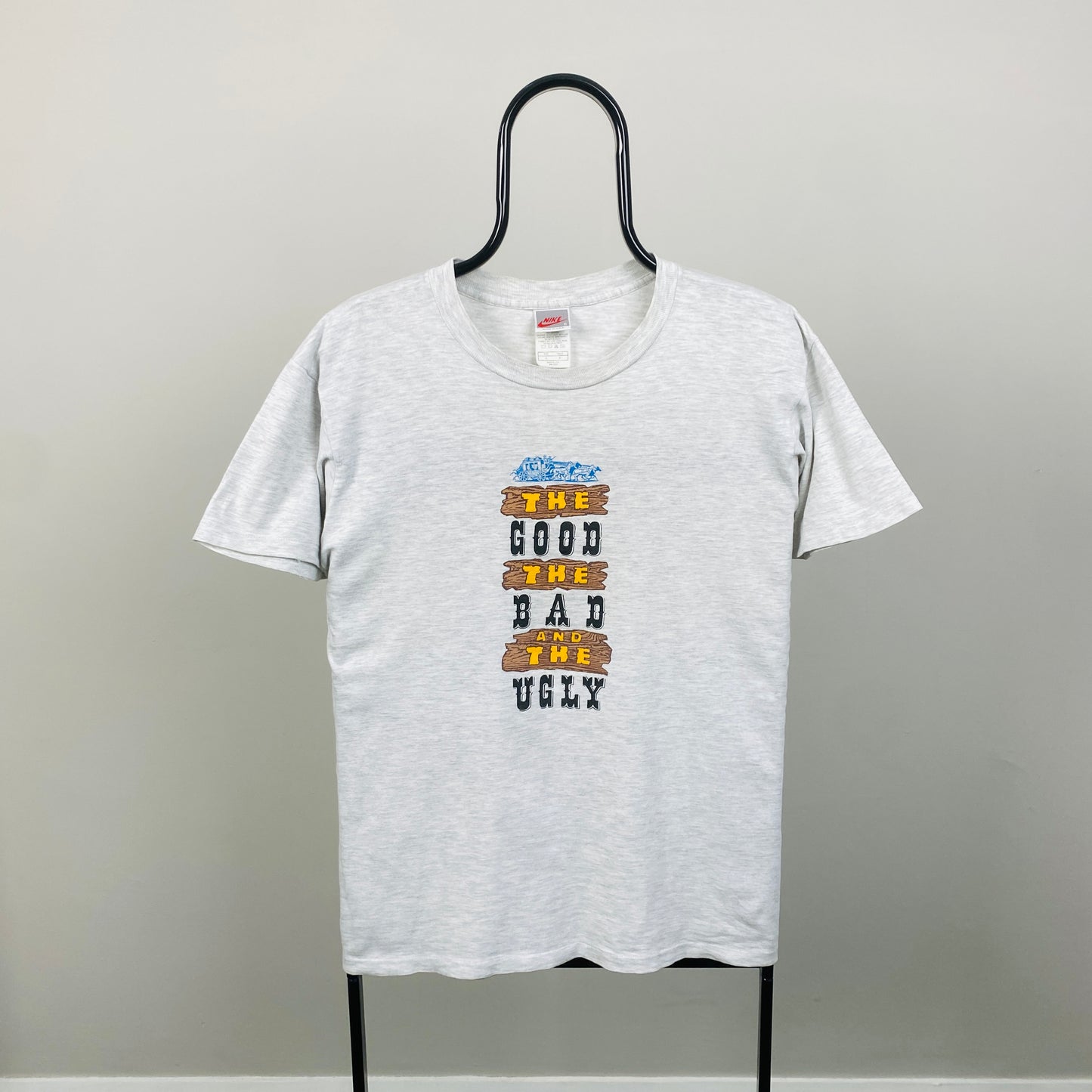 90s Nike The Good The Bad And The Ugly T-Shirt Grey Small