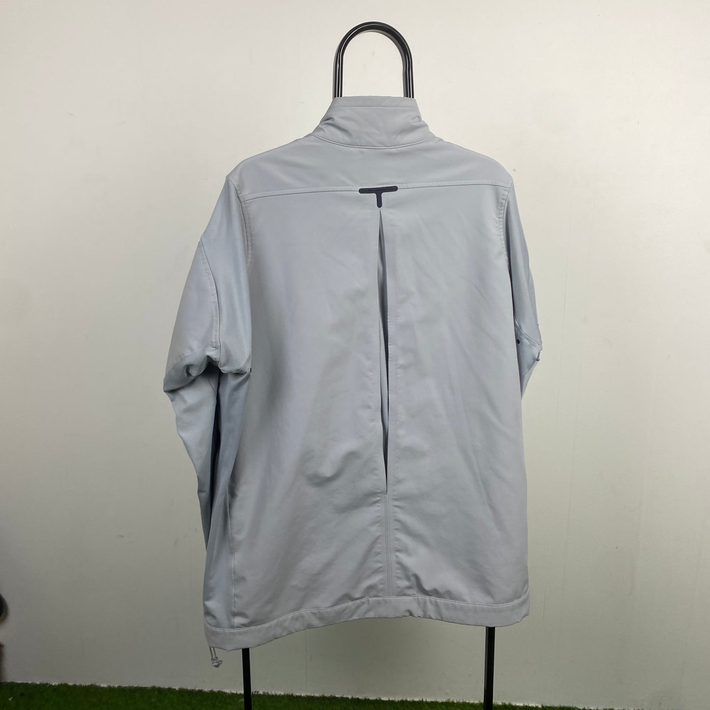 00s Nike Roger Federer Tennis Windbreaker Jacket Grey XL