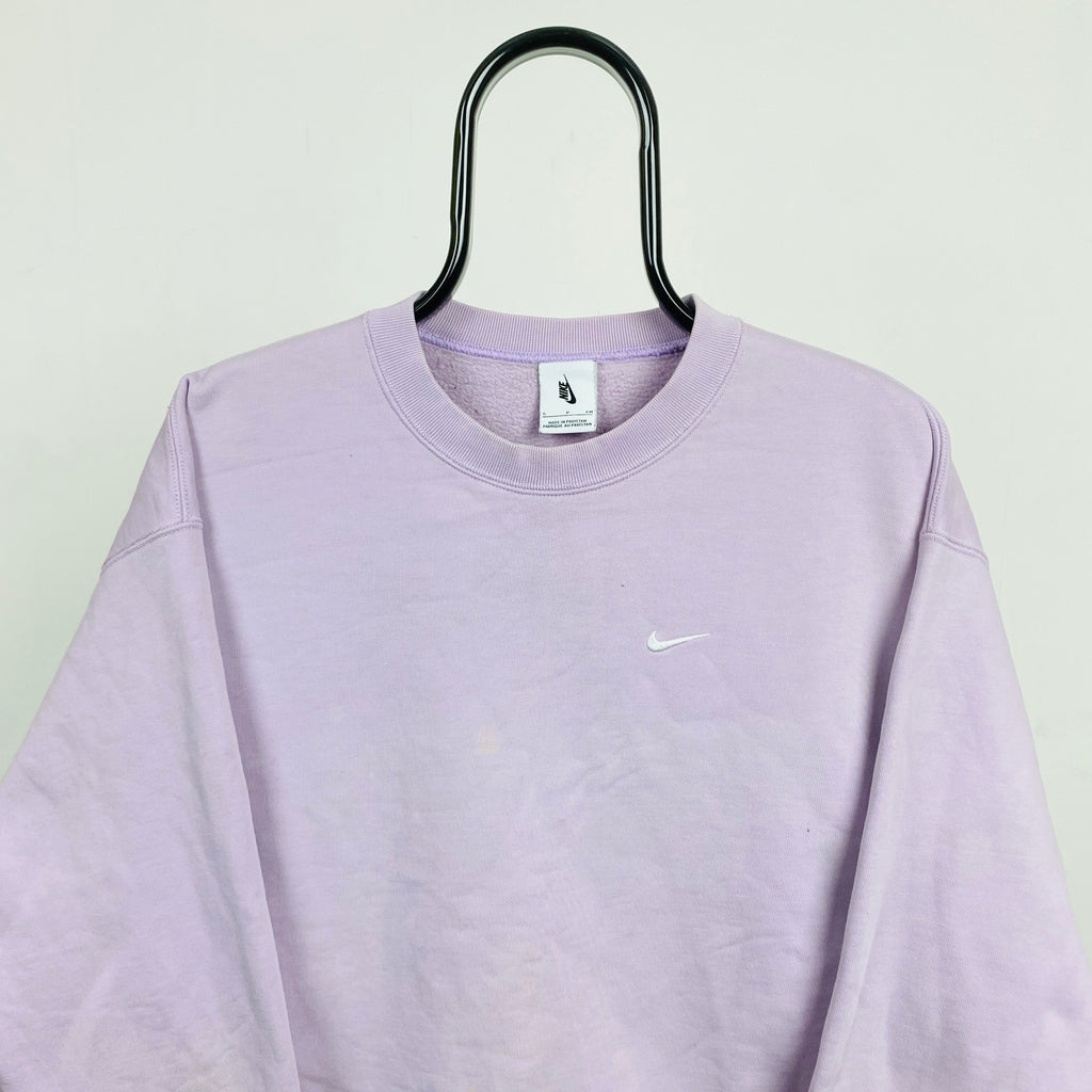 00s Nike Heavyweight Sweatshirt Purple Small