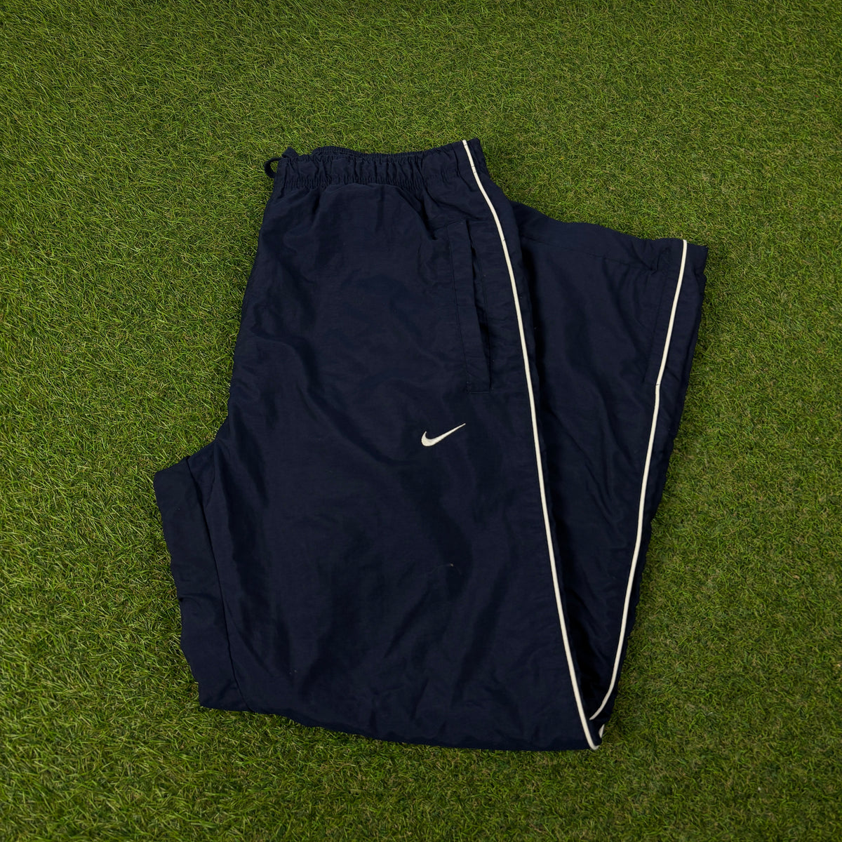 00s Nike Piping Joggers Blue Medium
