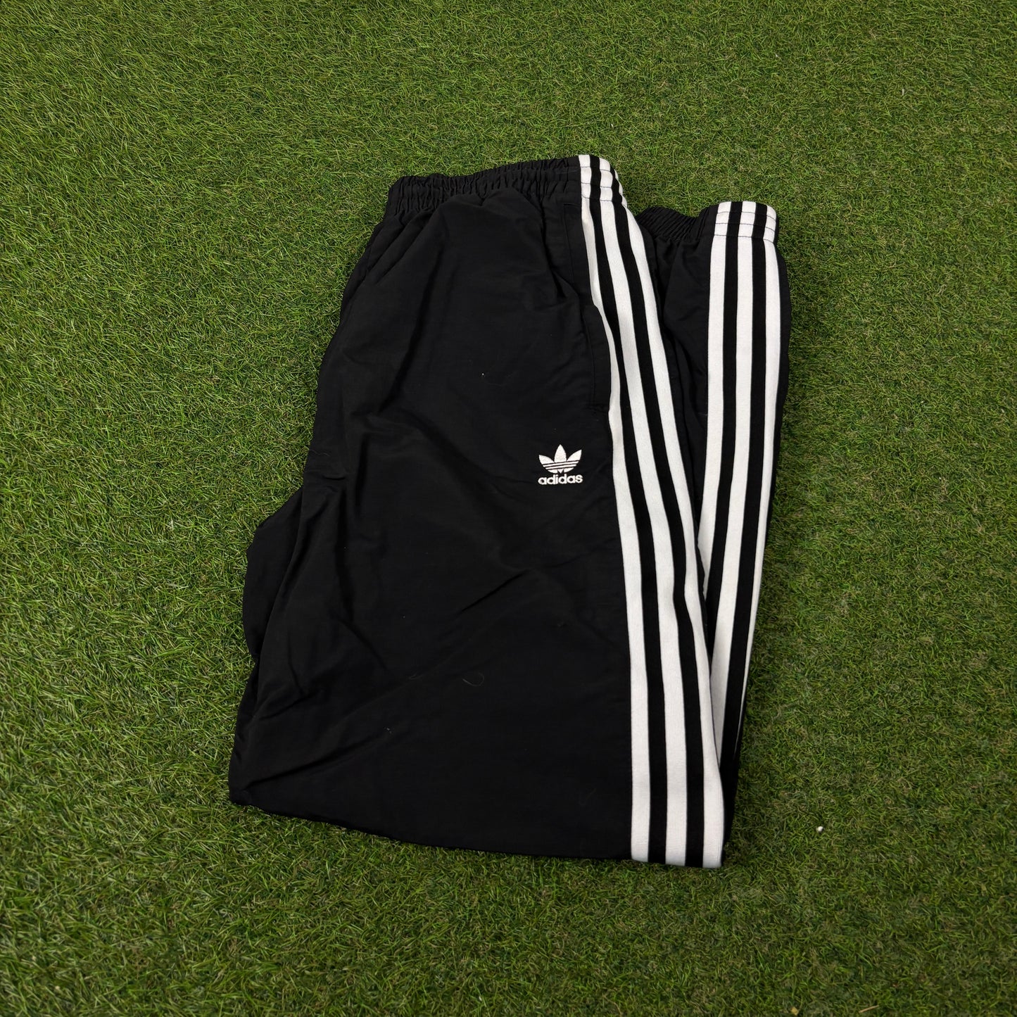 00s Adidas Piping Joggers Black Small